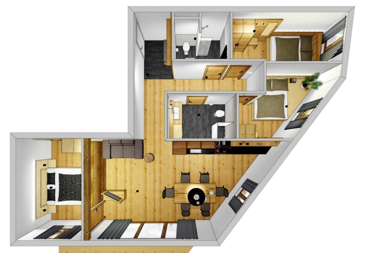 Tiroler Zeitgeist Apartment Fügen Buitenkant foto
